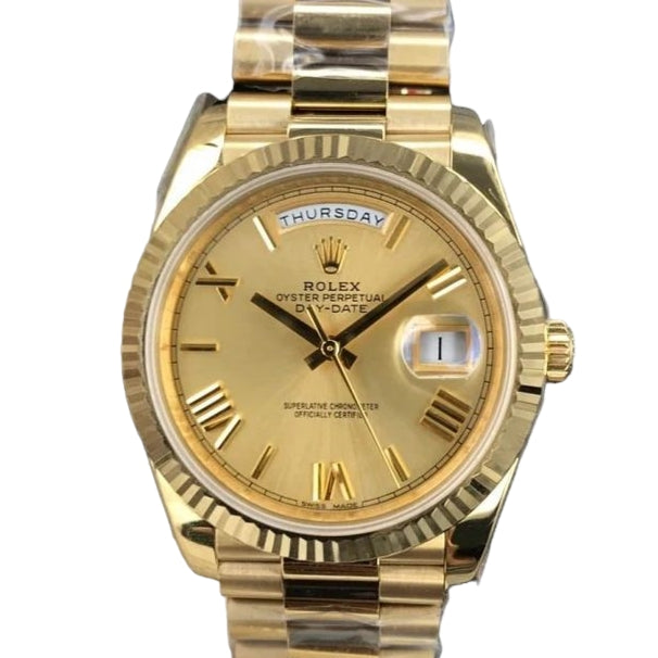 Rolex Day-Date Series Gold Dial