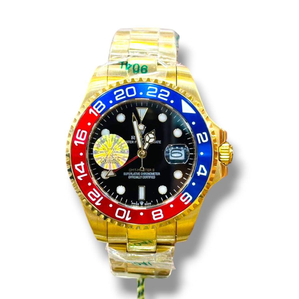 Rolex GMT "Yellow Gold" Oyster Chain