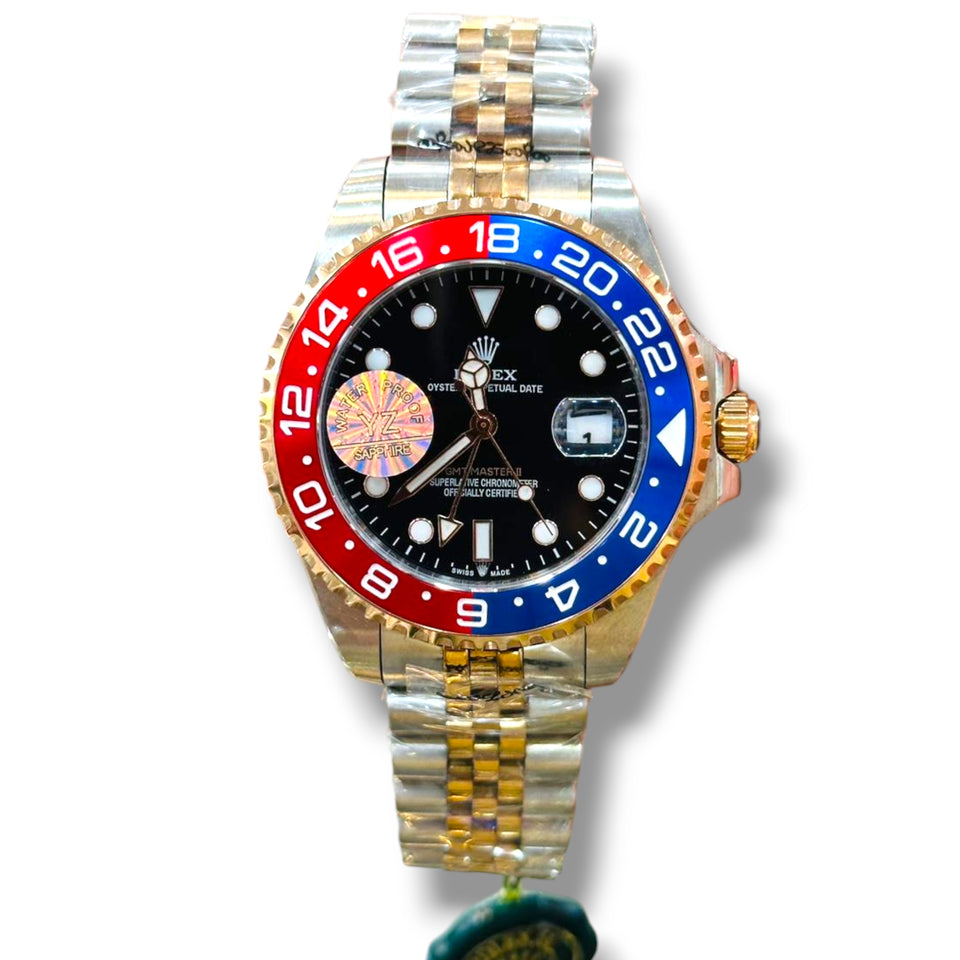 Rolex GMT "Two Tone" Rose Gold Jubli chain