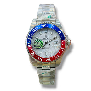 Rolex GMT "White Gold" Oyster Chain