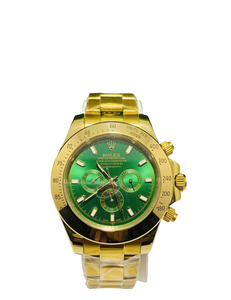 ROLEX COSMOGRAPH DAYTONA 40MM YELLOW GOLD GREEN DIAL “JOHN MAYER” - 116508 -